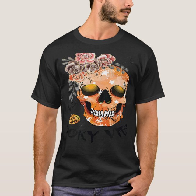 T-shirt Thick thighs and spooky vibes Halloween (Devant)