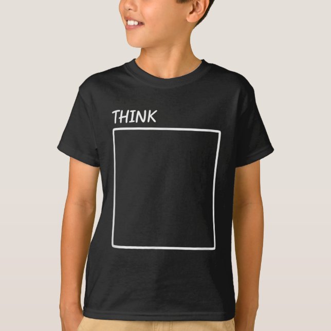 T-shirt Think Outside The Box New Perspective  (Devant)