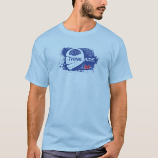 T-shirt Think.Ride. Rue (lumière)