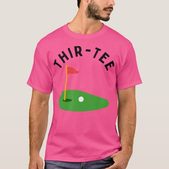 T-shirt Thir- 30Th Golf Birthday Party Thirtieth Golf Par- (Devant)