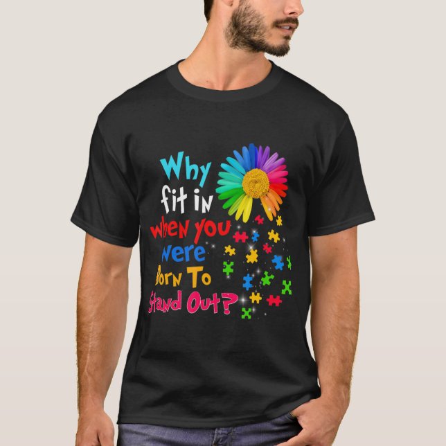 T-shirt This autism spectrum disorder asd design for men (Devant)