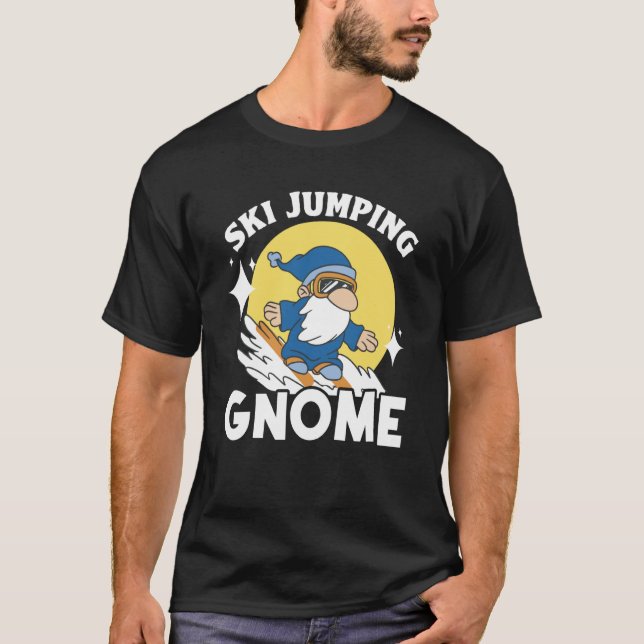 T-shirt This Boy Loves Ski Jumping Ski Jumper Ski Jump Win (Devant)