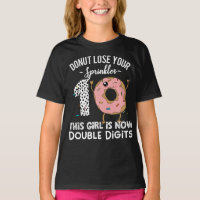 This Girl is Now Double Digits Shirt 10th Birthday