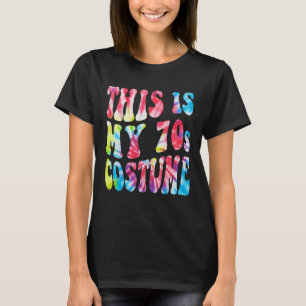 T-shirt This Is My 70 s Costume Vintage Seventies Rétro Ha