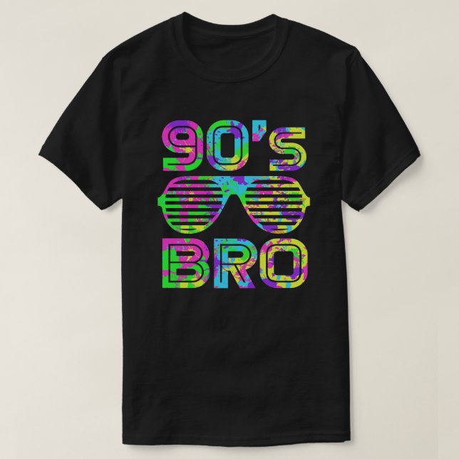 T-shirt This Is My 90 Bro Tee 80's 90 (Design devant)
