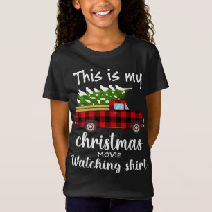 T-Shirt This Is My Christmas Movie Watching Red Truck