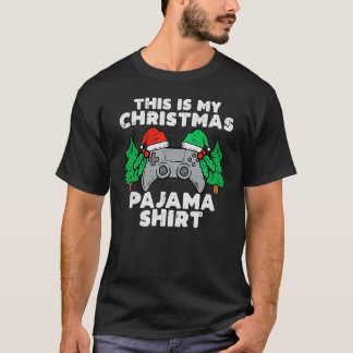T-shirt This Is My Christmas Pajama  Video Games Boys Men 