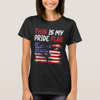 T-shirt This Is My Pride Flag 4th of July Happy Independen