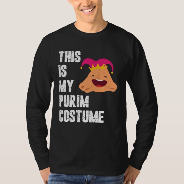 T-shirt This Is My Purim Costume  1 (Devant)