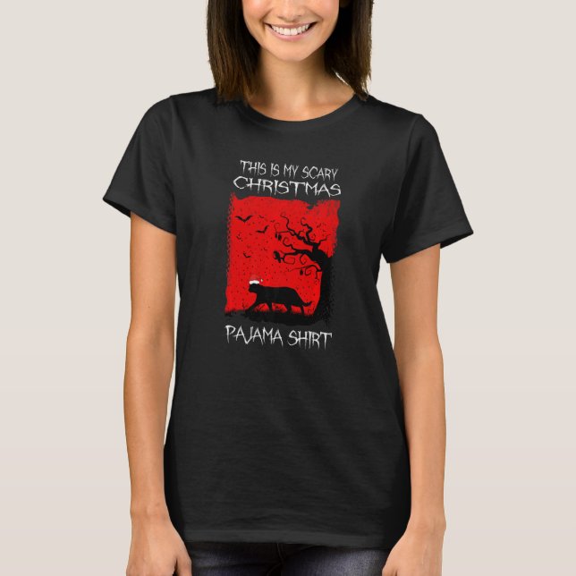 T-shirt This Is My Scary Christmas Pajama  1 (Devant)