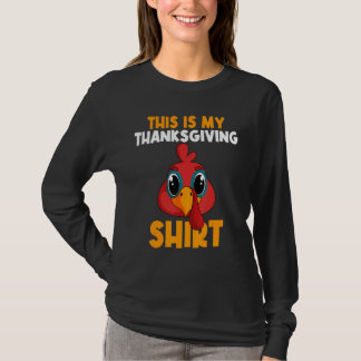T-shirt This Is My Thanksgiving  Happy Turkey Day Thanksgi