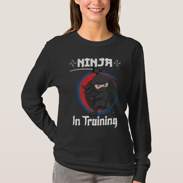 T-shirt This Ninja In Training  Ninja Boy Ninja (Devant)