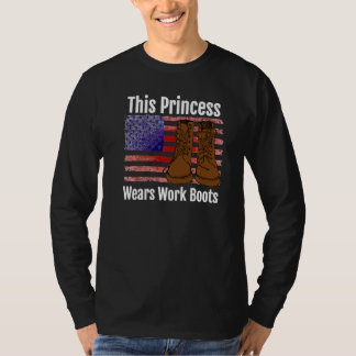 T-shirt This Princess Wears Work Boots Premium