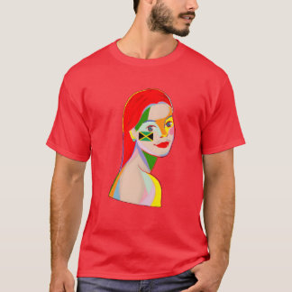 T-shirt This shows a reggae rastafari hippie wom vintage