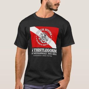 T-shirt Thistlegorm (meilleures épaves)