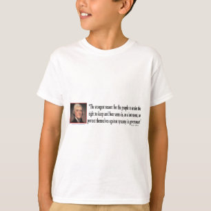 T-shirt Thomas Jefferson Sur Le Contrôle Des Armes À Feu