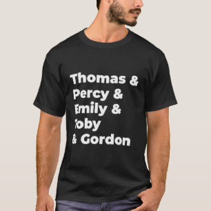 T-shirt Thomas Les Chemises De Train Thomas Noms De Train 