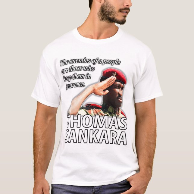 T-shirt Thomas Sankara Les ennemis du peuple Premium (Devant)