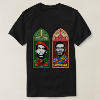 T-shirt Thomas Sankara Patrice Lumumba art panafricain