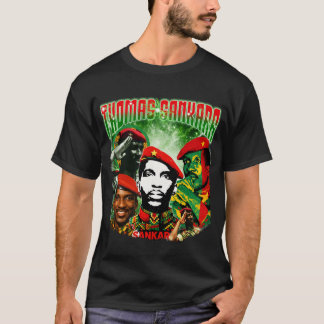 T-shirt Thomas Sankara Vintage Pan Africain Contrefaçon Ré
