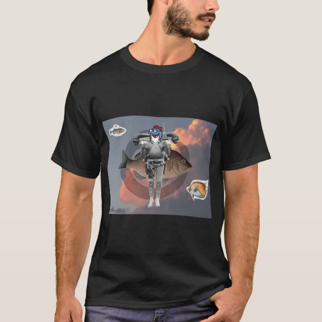 T-shirt Thon fusée (Devant)