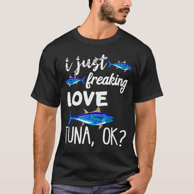 T-shirt Thon nourriture thon peut prédateur poisson pêche  (Devant)
