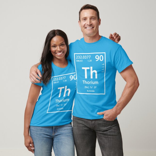 T - Shirt Thorium-Element (weiß) (Unisex)