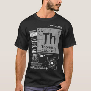 T-shirt Thorium The Element Numéro Atomique 90 Science 