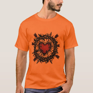 T-shirt Thorns & Arrows Tee shirt vintage avec tatouage