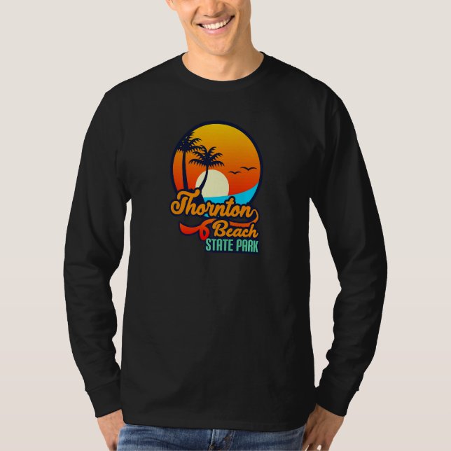 T-shirt Thornton Beach State park California USA America   (Devant)