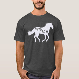T-shirt Thoroughbred Cheval Tee OTTB Maman Equestrie Cadea