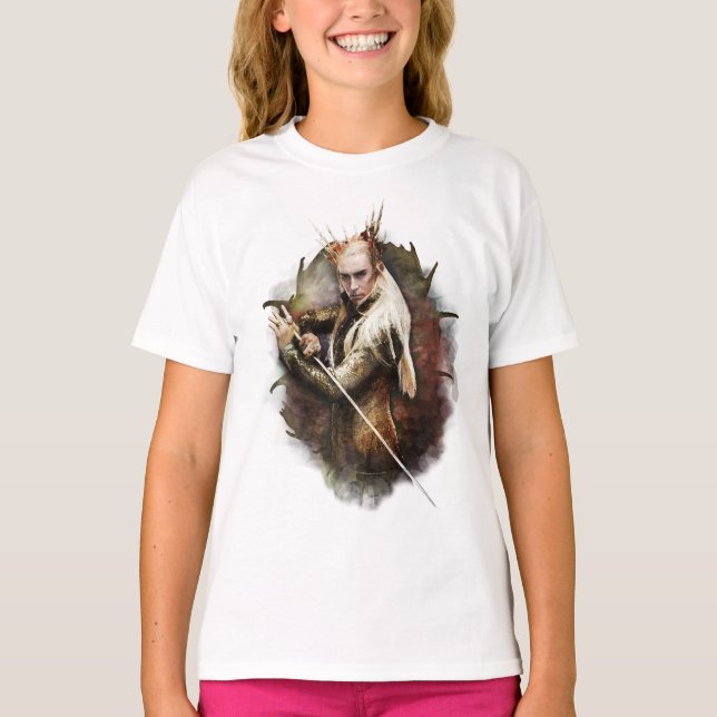 T-shirt Thranduil avec épée (Devant)