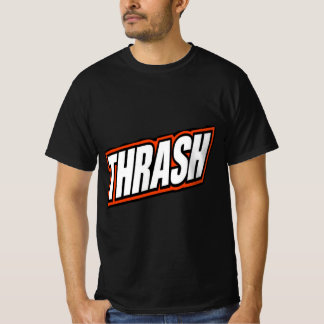 T-shirt Thrash - Design inspiré de métal et de pat
