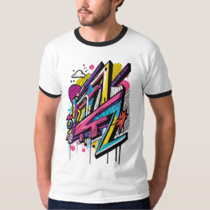 T-shirt Threads de Graffiti : Déclarations de style urbain