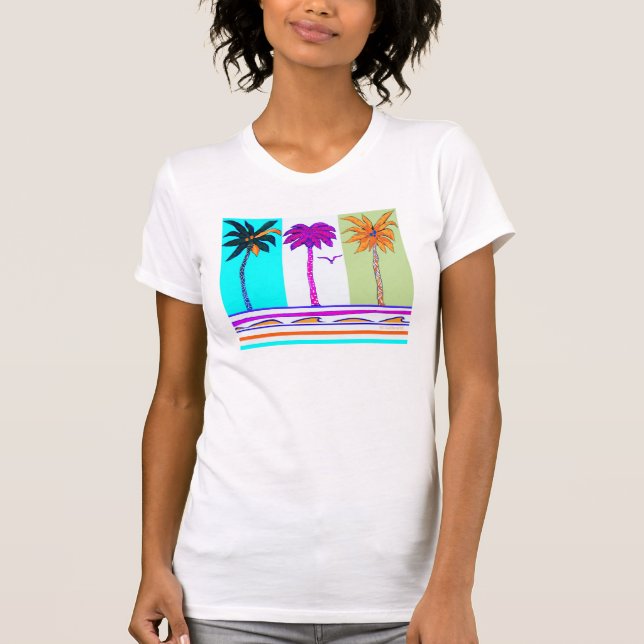 T-shirt Three Festive Palms (Devant)