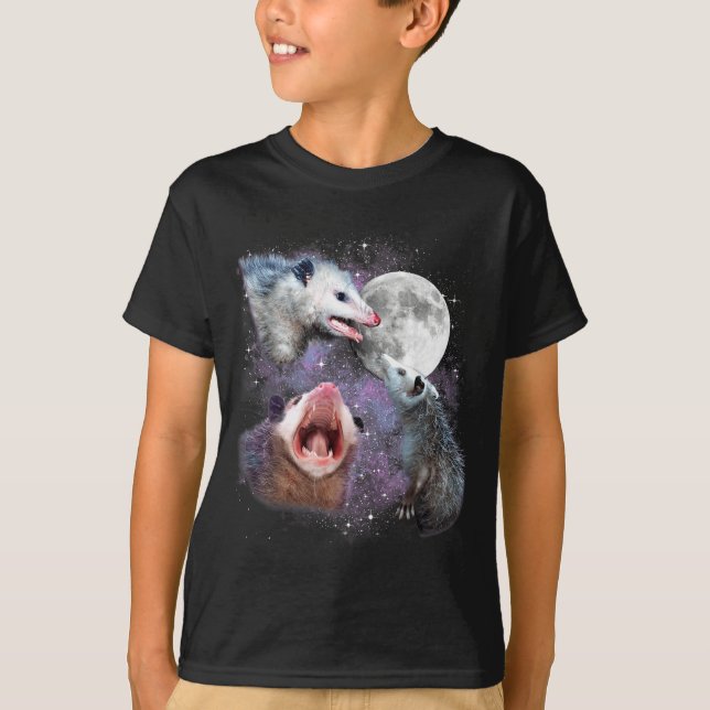 T-shirt Three Ssums Moon 3 Osums Dead Moon Weird Cursed Me (Devant)