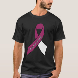 T-shirt Throat, Tête Cou Cancer Sensibilisation Chemise à