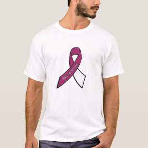 T-shirt Throat, Tête Cou Cancer Sensibilisation Chemise à