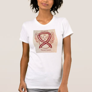 T-shirt ThroCancer Sensibilisation Ruban Angel Chemise per