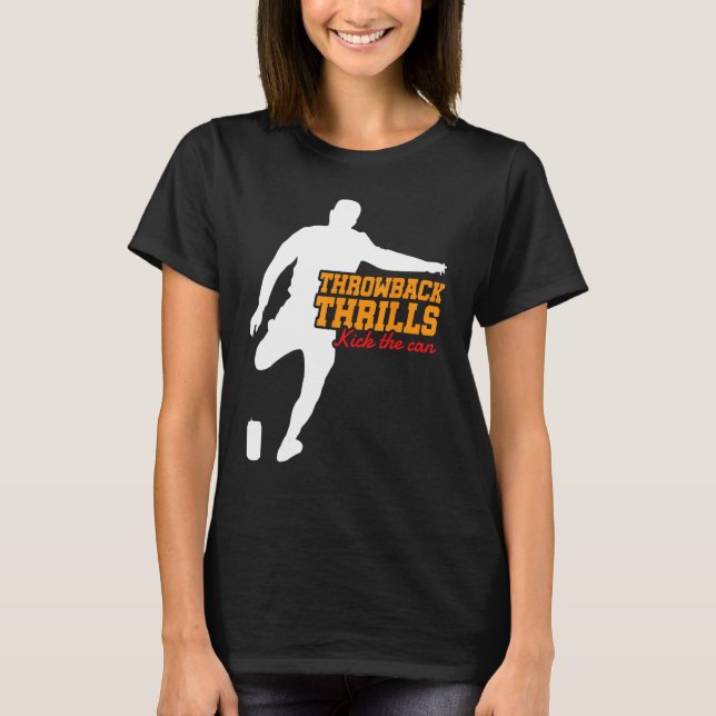 T-shirt Throwback Thrills Kick the Can 90s Kid Throwback (Devant)