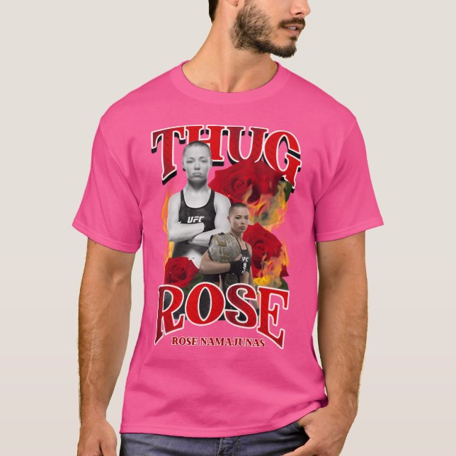 T-shirt Thug Rose Namajunas Vintage (Devant)