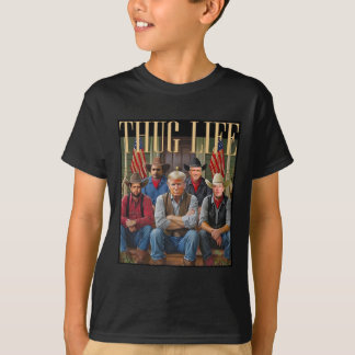 T-shirt Thug Trump Vance Kennedy Elon Pour Le Graphique De