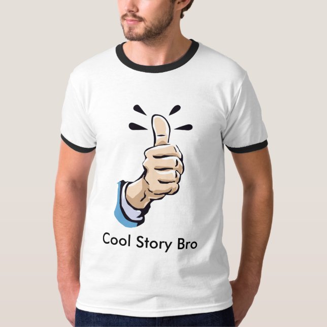 T-shirt _ThumbsUp_, histoire fraîche Bro (Devant)