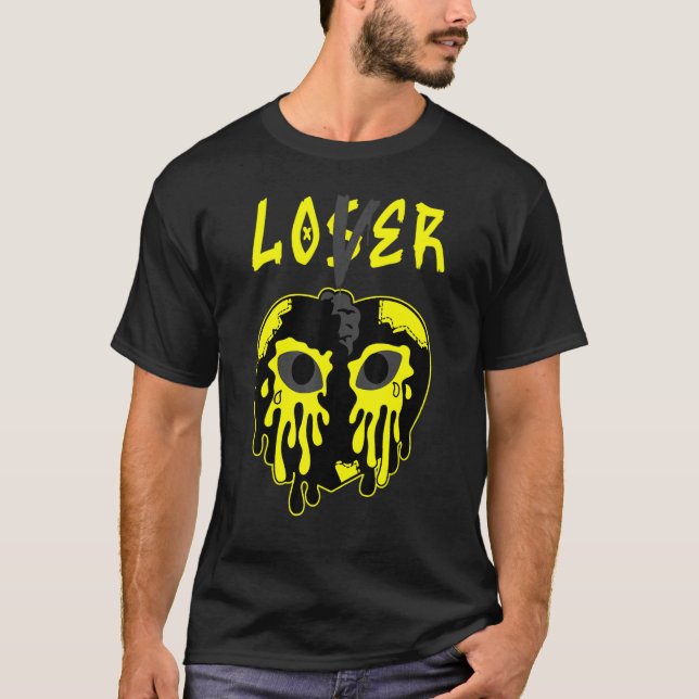 T-shirt Thunder 14s Loser  Heart Crying 14 Retro Thunder (Devant)