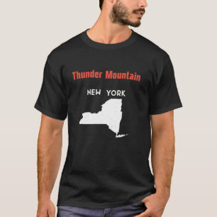 T-shirt Thunder Mountain New York USA State America Travel