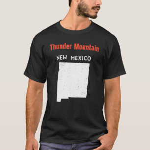 T-shirt Thunder Mountain Usa State America Travel New Mexi