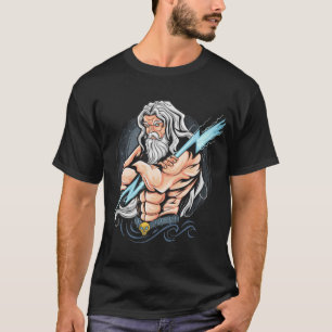 T-shirt thunder zeus god artwork peut utiliser