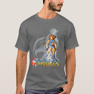 T-shirt ThunderCats   Graphique de l'ombre de demi-tour Li