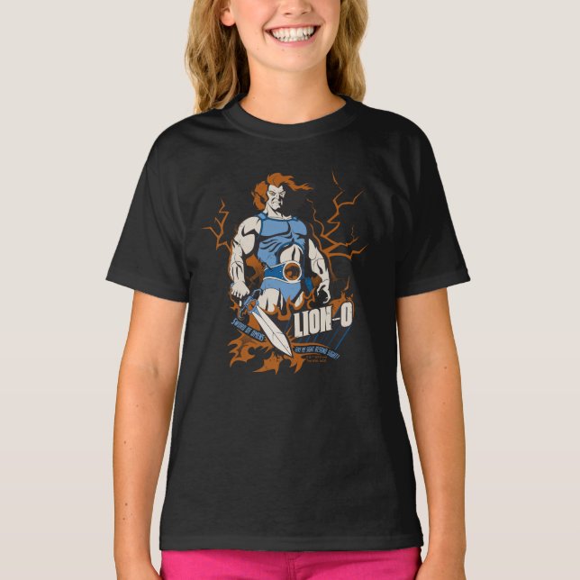 T-shirt ThunderCats | Lion-O Graphique électrique (Devant)