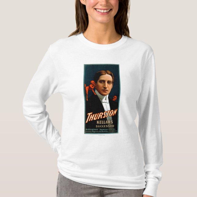 T-shirt Thurston, diable lui disant la magie de secrets (Devant)